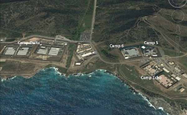 Военная тюрьма в Гуантанамо. Схема