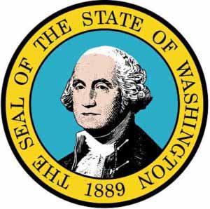 Джордж Вашингтон на печати штата Вашингтон