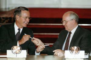 Буш и Горбачев. Мальта